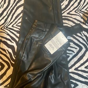 Ophelia Roe black leathery pants SOLD